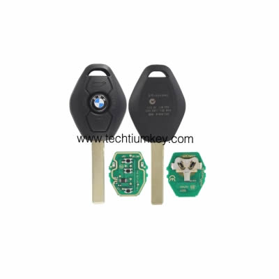 7935 chip (ID44 )315MHZ BMW EWS Systerm 3 button remote key with 2 track blade